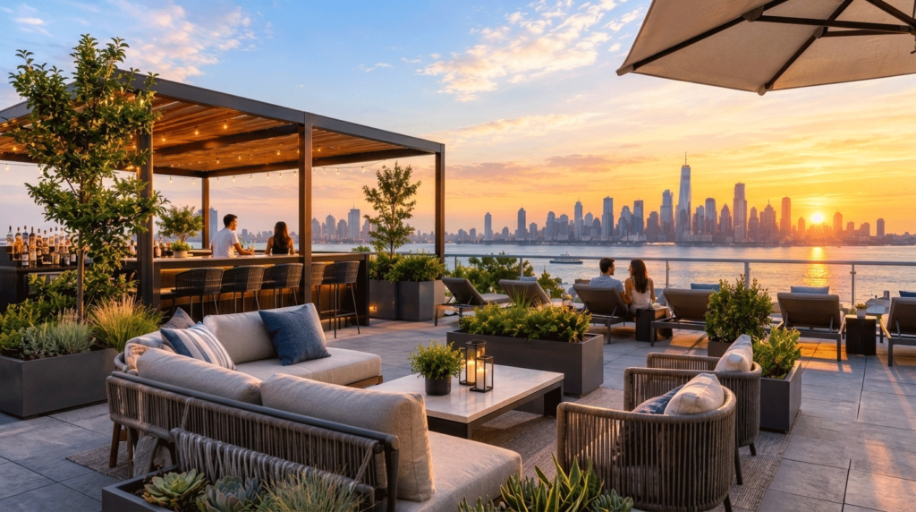 rooftop apartments in Bayonne NJ